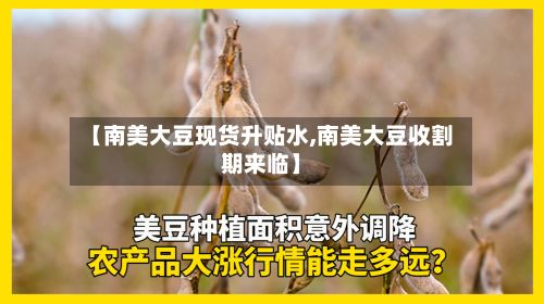 【南美大豆现货升贴水,南美大豆收割期来临】-第3张图片