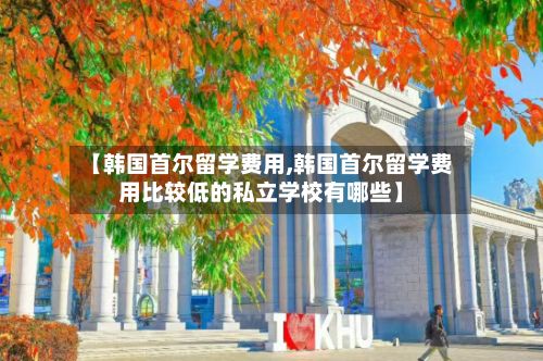 【韩国首尔留学费用,韩国首尔留学费用比较低的私立学校有哪些】-第2张图片