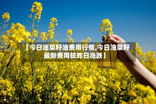 【今日油菜籽油费用行情,今日油菜籽最新费用较昨日涨跌】