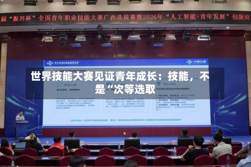 世界技能大赛见证青年成长：技能，不是“次等选取”-第2张图片