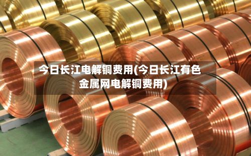 今日长江电解铜费用(今日长江有色金属网电解铜费用)-第2张图片