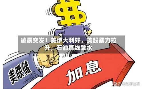 凌晨突发！美伊大利好，美股暴力拉升	，石油直线跳水-第3张图片