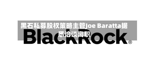 黑石私募股权策略主管Joe Baratta据悉洽谈离职-第2张图片