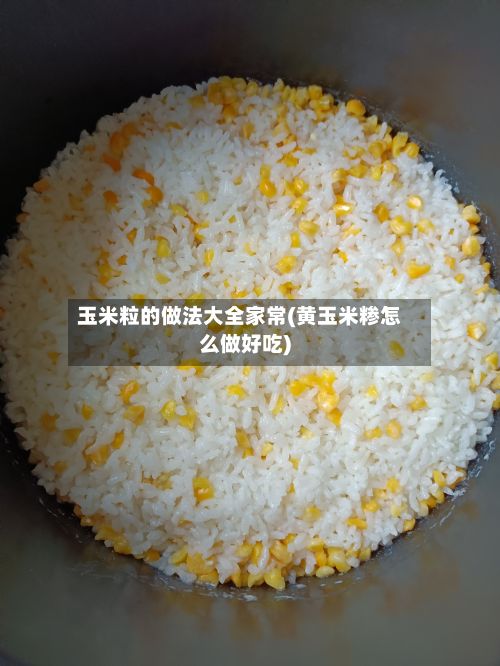 玉米粒的做法大全家常(黄玉米糁怎么做好吃)