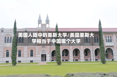美国人眼中的莱斯大学/美国莱斯大学相当于中国哪个大学-第3张图片