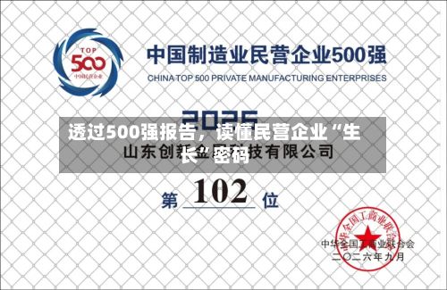透过500强报告，读懂民营企业“生长”密码-第2张图片
