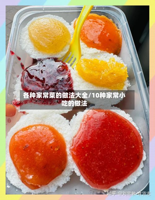 各种家常菜的做法大全/10种家常小吃的做法