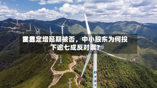 世界实业定增延期被否，中小股东为何投下逾七成反对票？-第1张图片