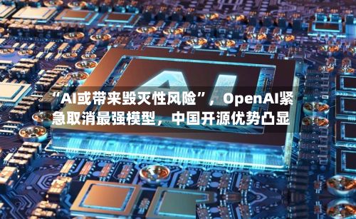 “AI或带来毁灭性风险”，OpenAI紧急取消最强模型	，中国开源优势凸显-第2张图片