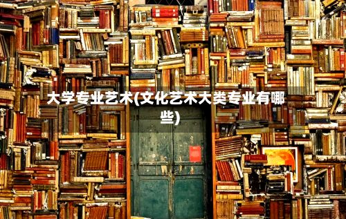 大学专业艺术(文化艺术大类专业有哪些)