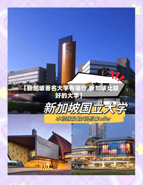 【新加坡著名大学有哪些,新加坡比较好的大学】