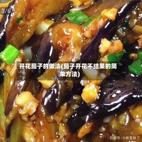 开花茄子的做法(茄子开花不结果的简单方法)