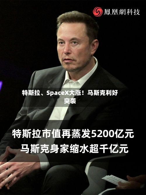 特斯拉	、SpaceX大涨！马斯克利好突袭-第2张图片