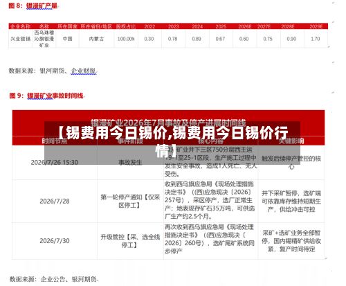 【锡费用今日锡价,锡费用今日锡价行情】-第2张图片