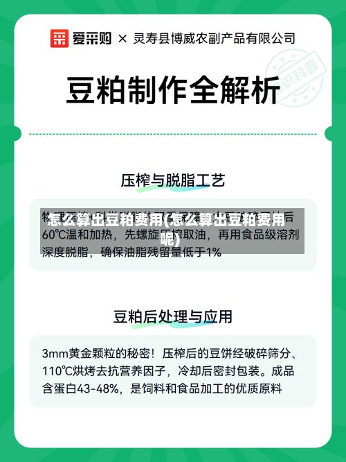 怎么算出豆粕费用(怎么算出豆粕费用呢)