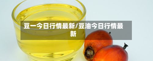 豆一今日行情最新/豆油今日行情最新