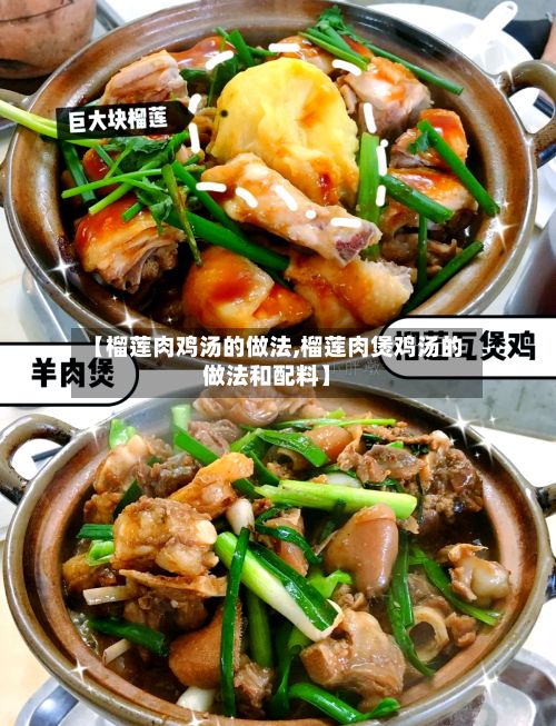 【榴莲肉鸡汤的做法,榴莲肉煲鸡汤的做法和配料】