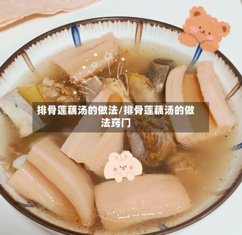 排骨莲藕汤的做法/排骨莲藕汤的做法窍门