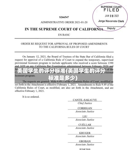 美国学生的评分标准(美国学生的评分标准是多少)