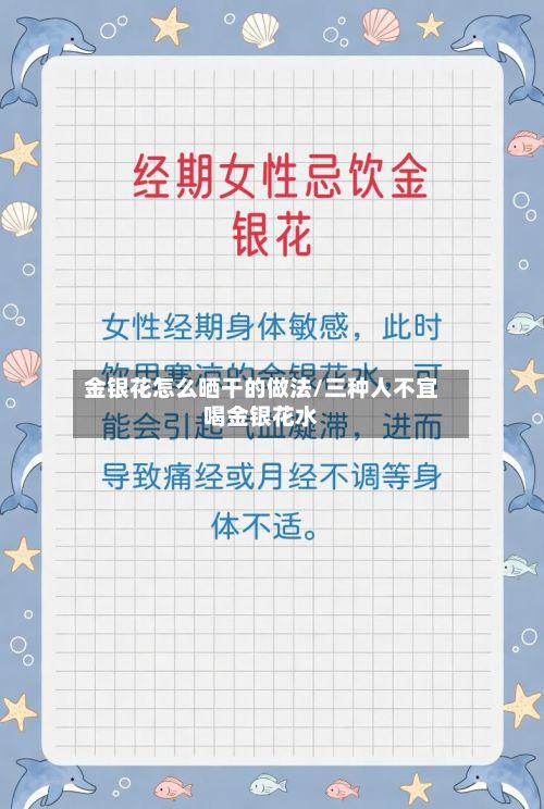 金银花怎么晒干的做法/三种人不宜喝金银花水-第2张图片