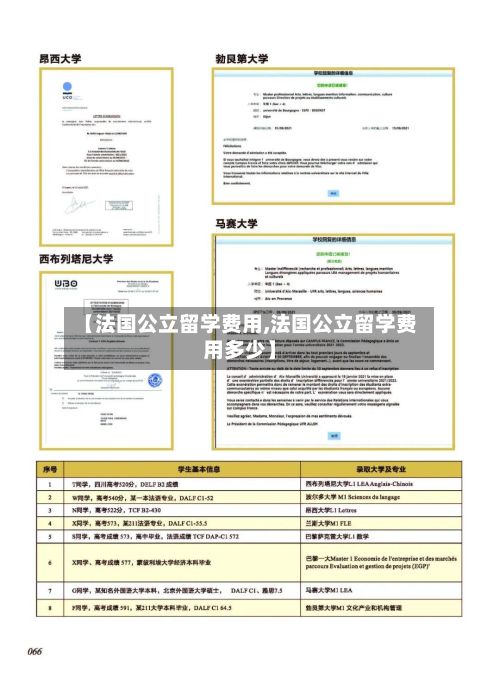 【法国公立留学费用,法国公立留学费用多少】