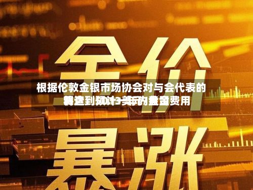根据伦敦金银市场协会对与会代表的调查：预计一年内黄金费用将达到5013美元/盎司