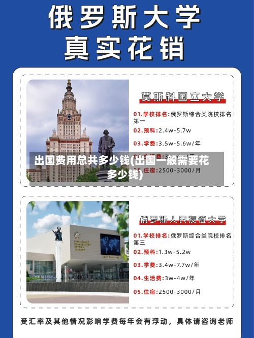 出国费用总共多少钱(出国一般需要花多少钱)-第3张图片