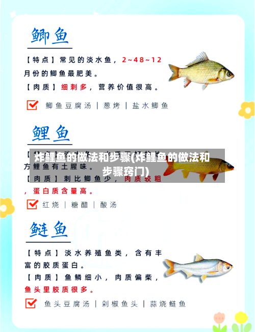 炸鲤鱼的做法和步骤(炸鲤鱼的做法和步骤窍门)-第2张图片