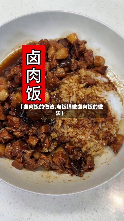 【卤肉饭的做法,电饭锅做卤肉饭的做法】-第3张图片