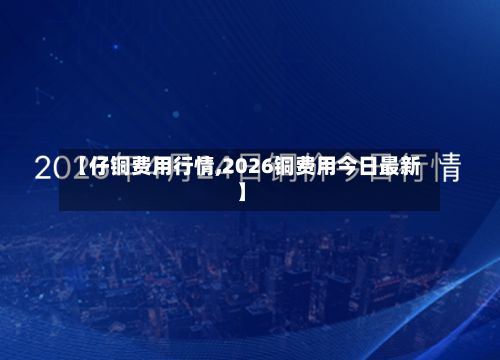 【仔铜费用行情,2026铜费用今日最新】-第2张图片