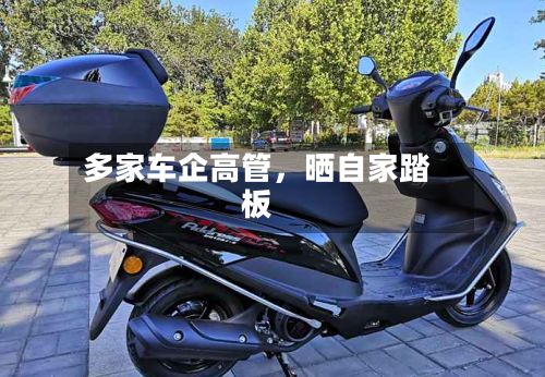 多家车企高管，晒自家踏板-第3张图片