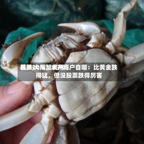 视频|大闸蟹费用暴跌20%，水产商户自嘲：比黄金跌得猛	，但没股票跌得厉害-第2张图片