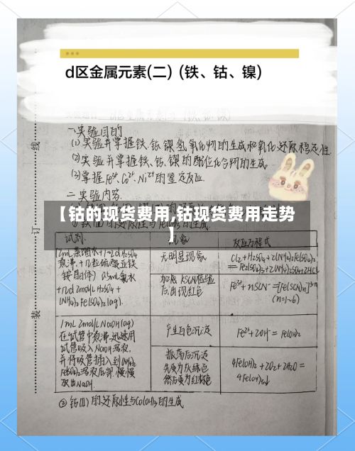 【钴的现货费用,钴现货费用走势】-第3张图片