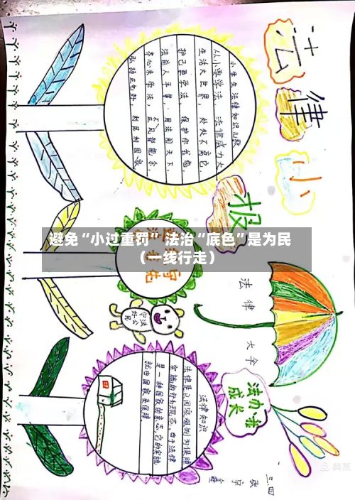 避免“小过重罚	” 法治“底色”是为民（一线行走）-第2张图片