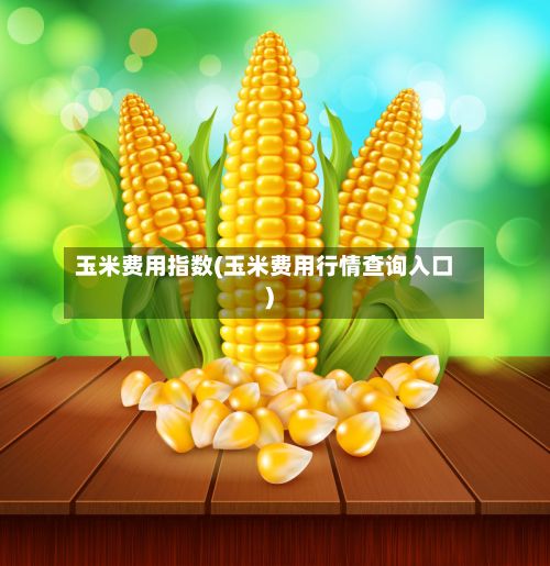 玉米费用指数(玉米费用行情查询入口)