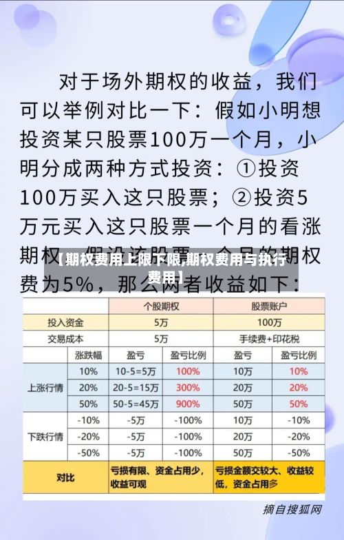 【期权费用上限下限,期权费用与执行费用】-第3张图片