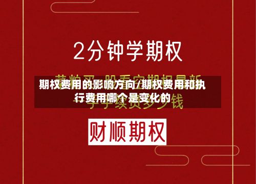 期权费用的影响方向/期权费用和执行费用哪个是变化的-第2张图片