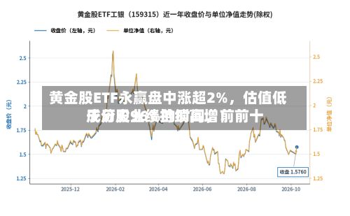 黄金股ETF永赢盘中涨超2%，估值低于历史96%的时间	，前前十成分股业绩持续高增！-第2张图片