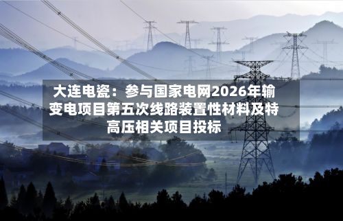 大连电瓷：参与国家电网2026年输变电项目第五次线路装置性材料及特高压相关项目投标-第1张图片