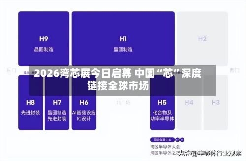 2026湾芯展今日启幕 中国“芯”深度链接全球市场-第2张图片