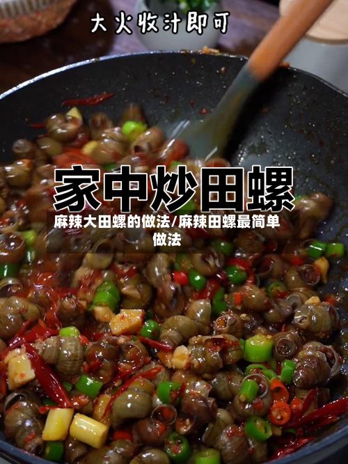 麻辣大田螺的做法/麻辣田螺最简单做法