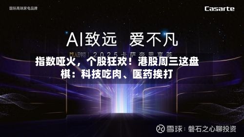 指数哑火，个股狂欢！港股周三这盘棋：科技吃肉、医药挨打-第2张图片