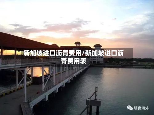 新加坡进口沥青费用/新加坡进口沥青费用表