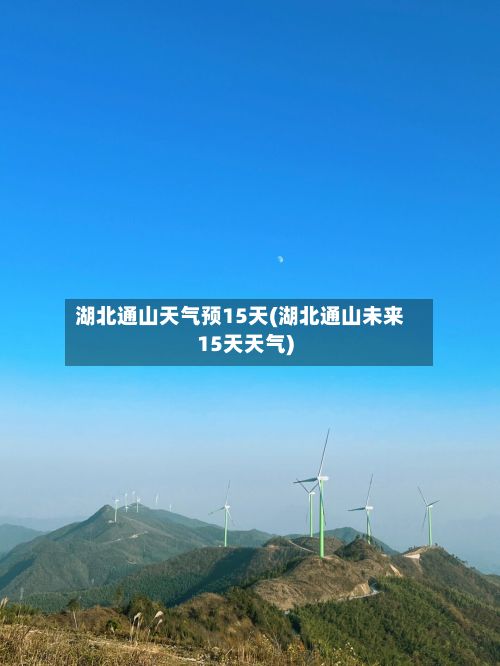 湖北通山天气预15天(湖北通山未来15天天气)-第2张图片