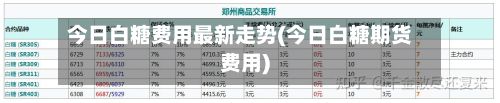 今日白糖费用最新走势(今日白糖期货费用)-第3张图片