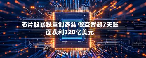 芯片股暴跌重创多头 做空者却7天账面获利320亿美元