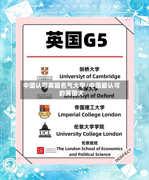 中国认可英国名气大学/中国最认可的英国大
