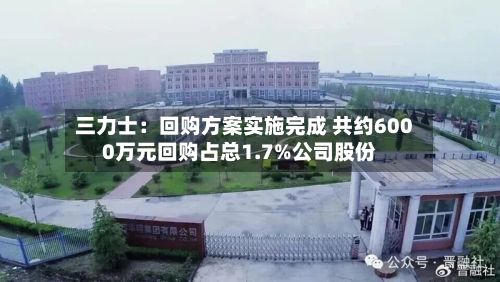 三力士：回购方案实施完成 共约6000万元回购占总1.7%公司股份-第2张图片
