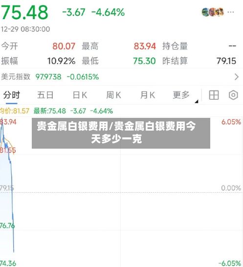 贵金属白银费用/贵金属白银费用今天多少一克