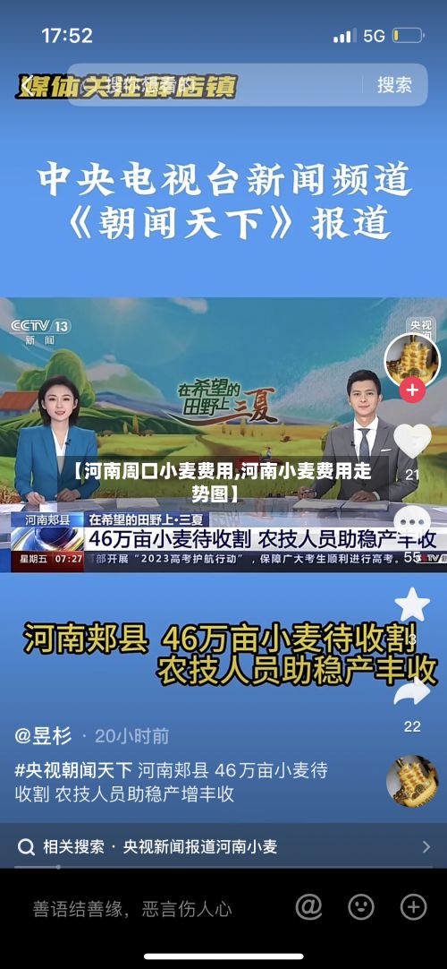 【河南周口小麦费用,河南小麦费用走势图】-第3张图片